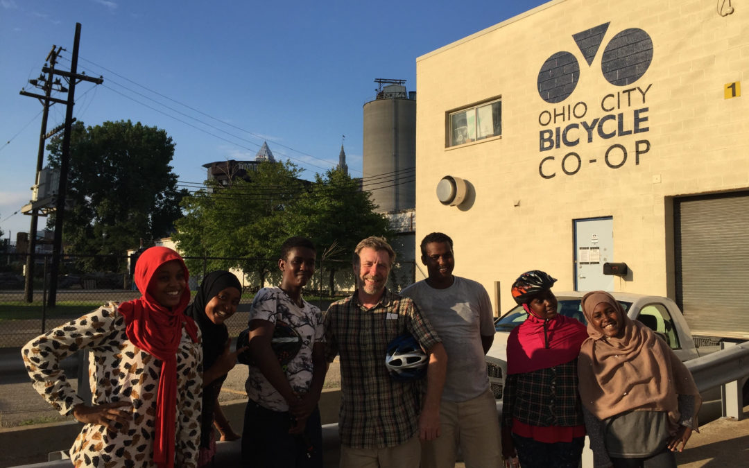 Somali Refugees Learn to Ride on Their First Co-Op Visit!